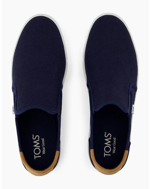 TOMS Blue Baja 2.0 Cotton Trainers for men