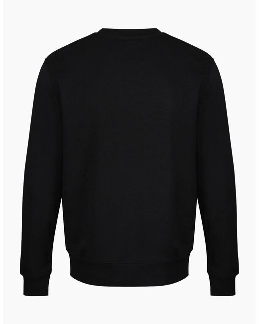 Alpha Industries Black Limited Edition Mars Reflective Sweatshirt for men