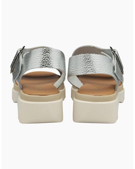 Lotus Metallic Luana Sandals