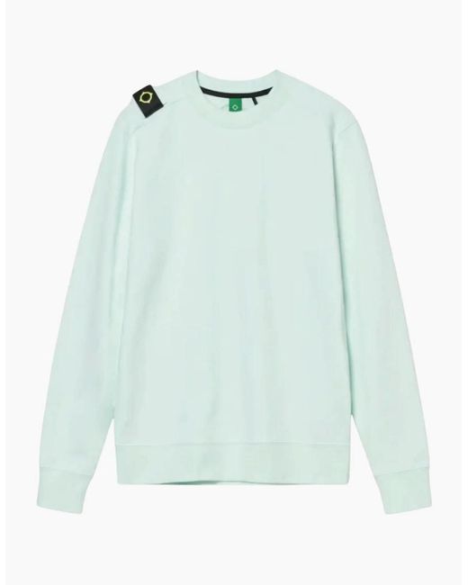 Ma Strum Blue Crew Frost Sweatshirt for men