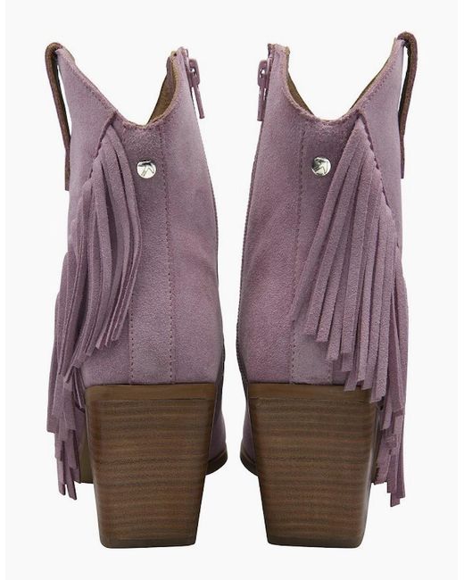 Ravel Purple Horsley Ankle Boots