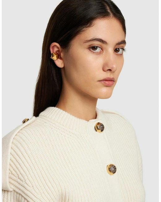 McQueen Black Ear Cuff
