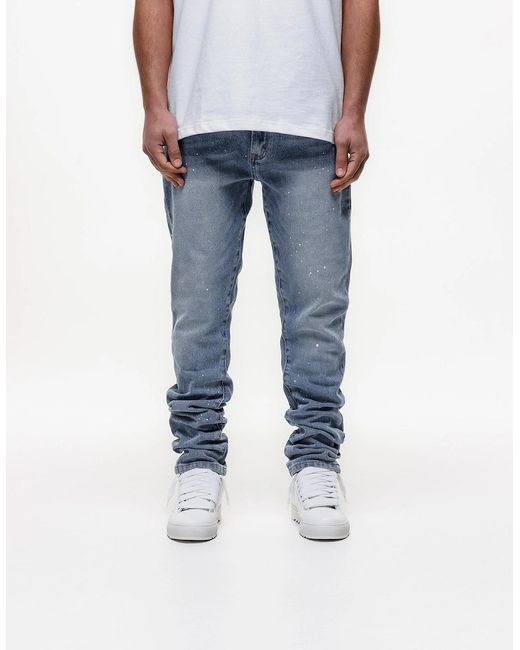 Magrit Blue Marine Slim Jeans for men