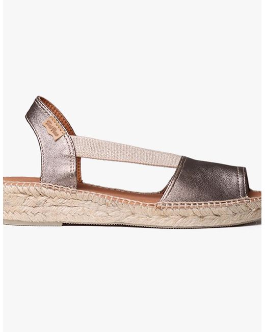 Toni Pons Brown Etna Slingback Sandals Bronze