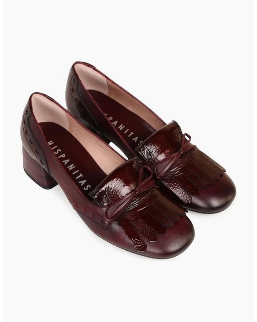 Hispanitas Brown Varsovia Court Shoes