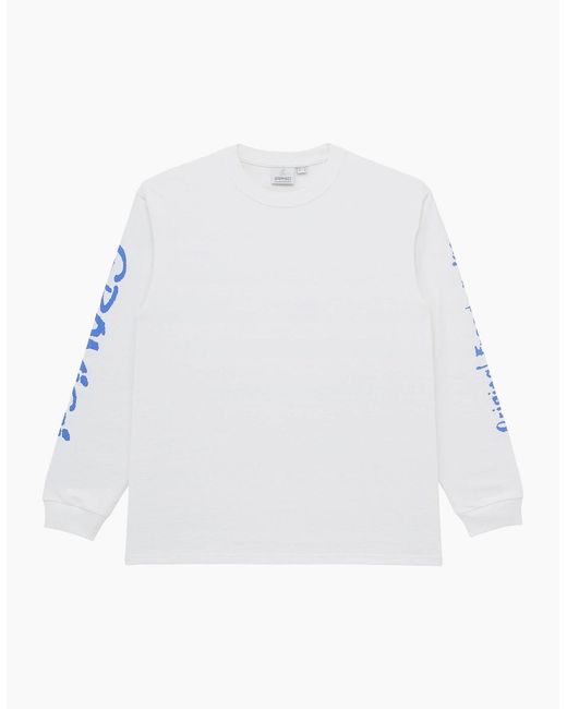 Gramicci White Freedom Long Sleeve T-Shirt for men
