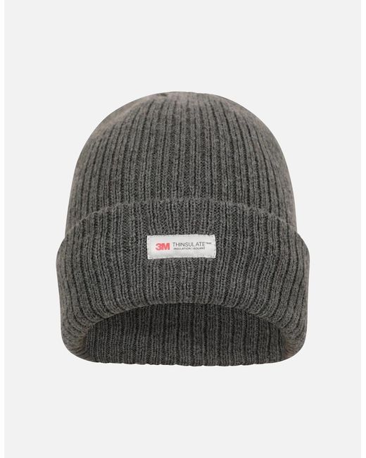 Mountain Warehouse Gray Knitted Thinsulate Beanie for men