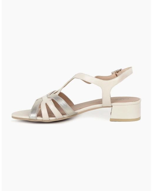 Caprice Metallic Compass Sandals