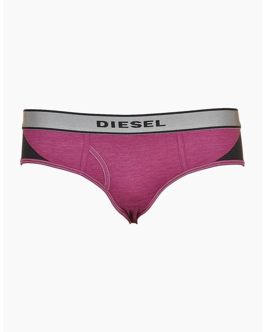 DIESEL Purple Oxy Stretch Jersey Brief