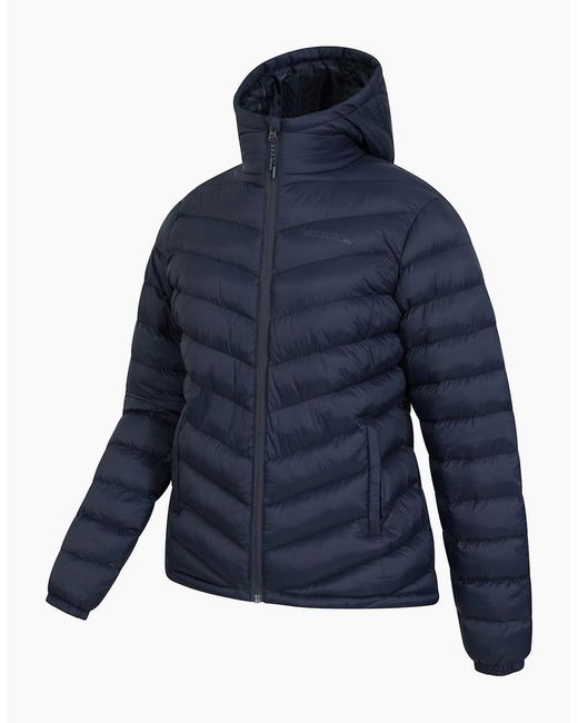 Mountain Warehouse Blue Ladies Seasons Padded Jacket