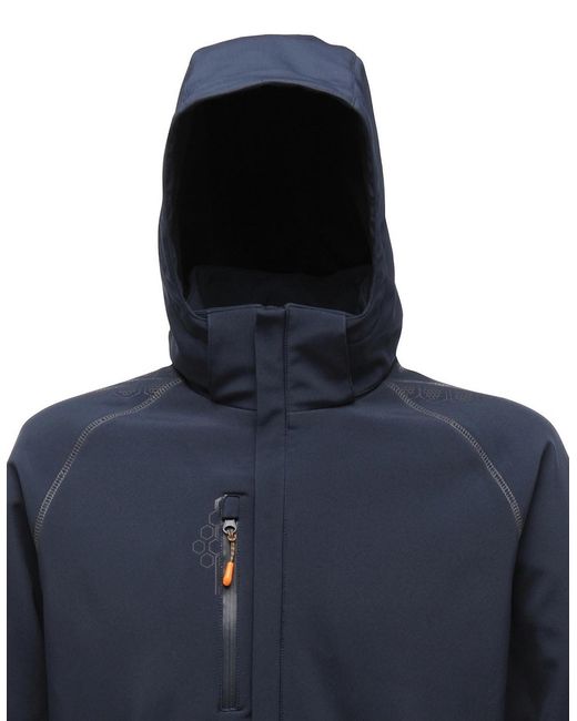 Regatta Blue X-Pro Repeller Softshell Jacket (Water Repellent) for men