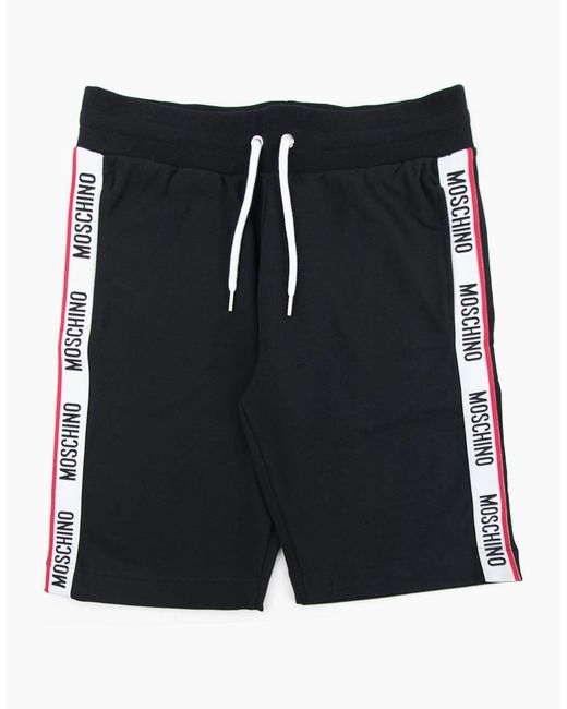 Moschino Black Underwear Logo Tape Shorts 0555 for men