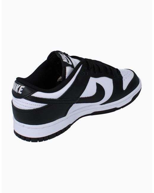 Nike Black Dunk Low Retro Trainers Dd1391 100 for men