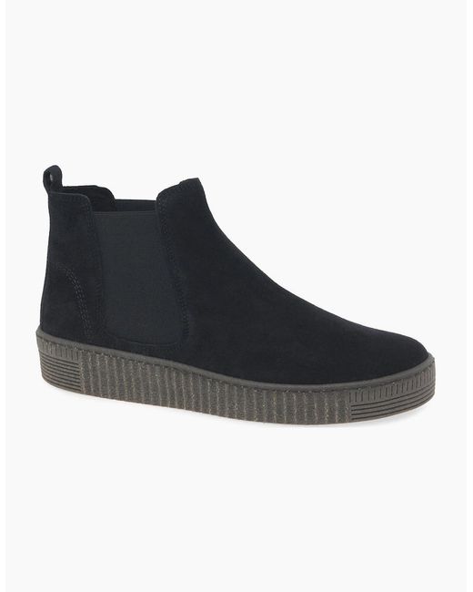 Gabor Black Lourdes Chelsea Boots