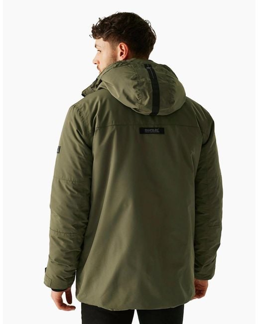 Regatta Green Marron Insulated Waterproof Jacket for men