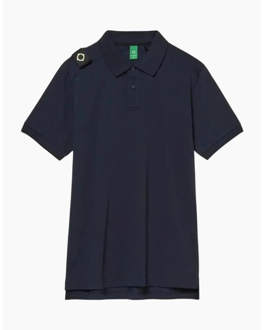 Ma Strum Blue Volt Ss Ink Jersey Polo for men