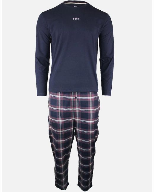 Boss Blue Boss Pyjama Set, Open for men