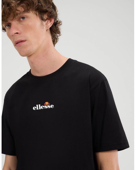 Ellesse Black Ollio 2 Tee for men