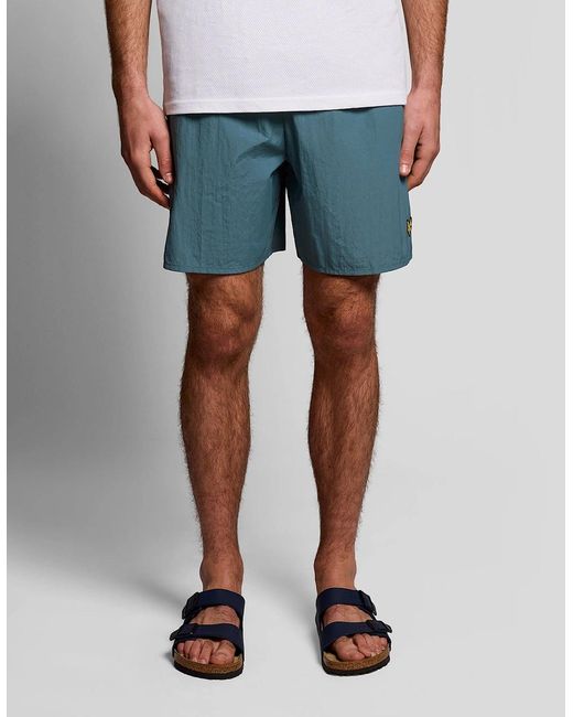 Lyle & Scott White Swim Shorts for men
