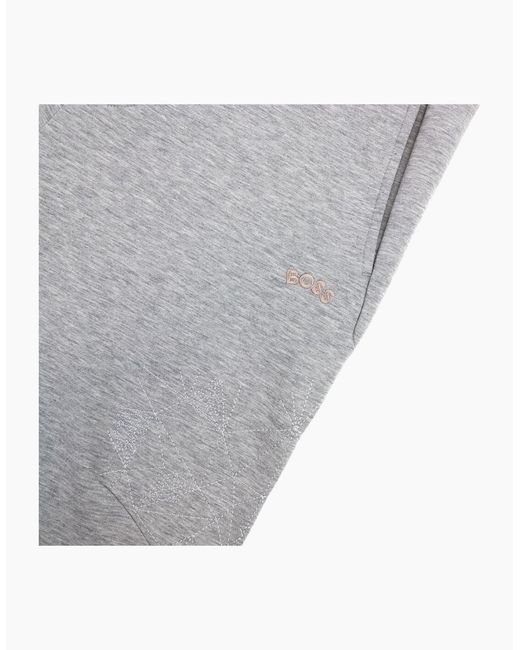 Boss Gray Hadiko 2 Curved Logo Jogging Pants 059 for men
