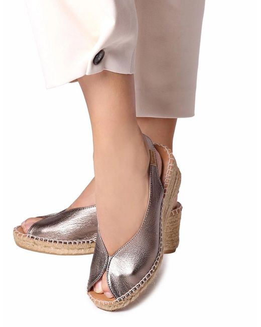 Toni Pons Pink Laila Wedge Heel Espadrille Sandals