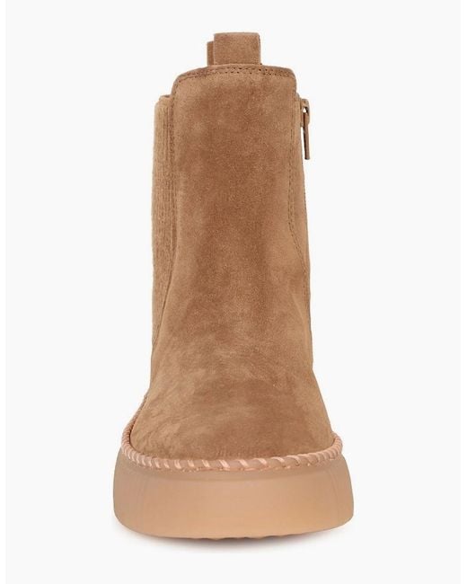 Gabor Brown Relaxed Chelsea Boots