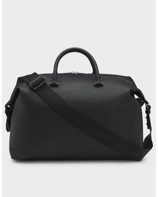 Boss Black Boss Ray Grainy Faux-Leather Holdall With Detachable Strap for men