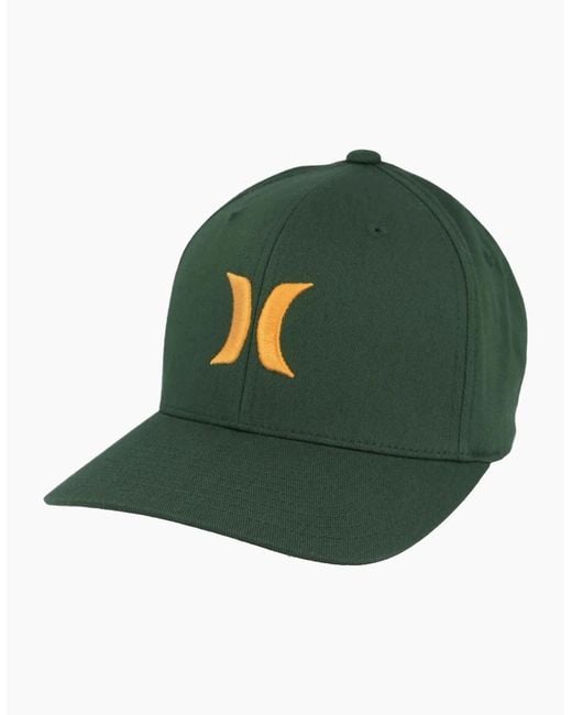 Hurley Green One & Only Curved Bill Baseball Cap for men