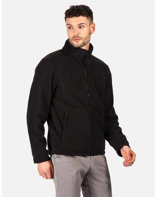 Regatta Black Professional Full Zip Fleece Jacket for men