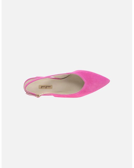 Paul Green Pink Willa Open Court Shoes