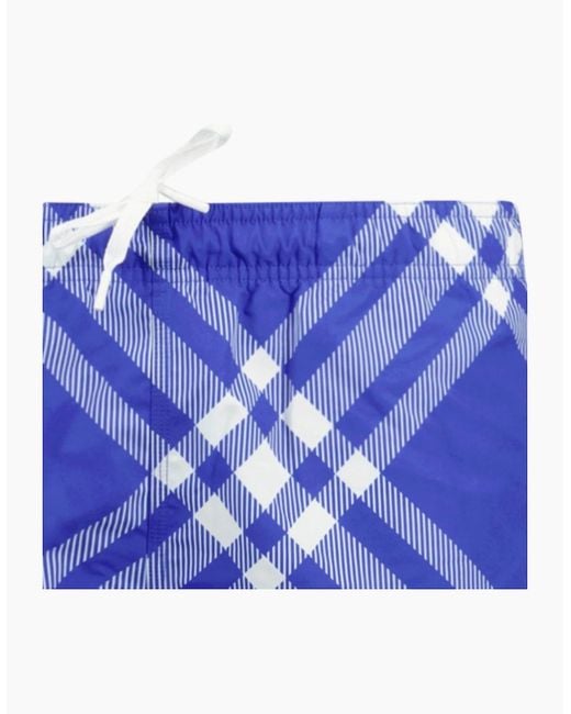 Burberry Blue Swim Shorts for men