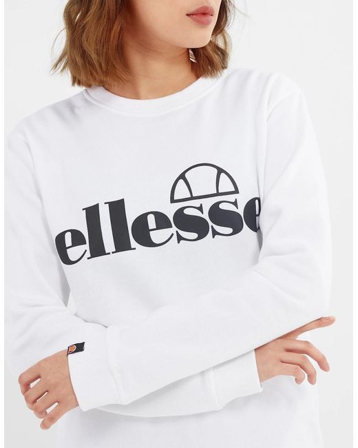 Ellesse White Katana Sweatshirt