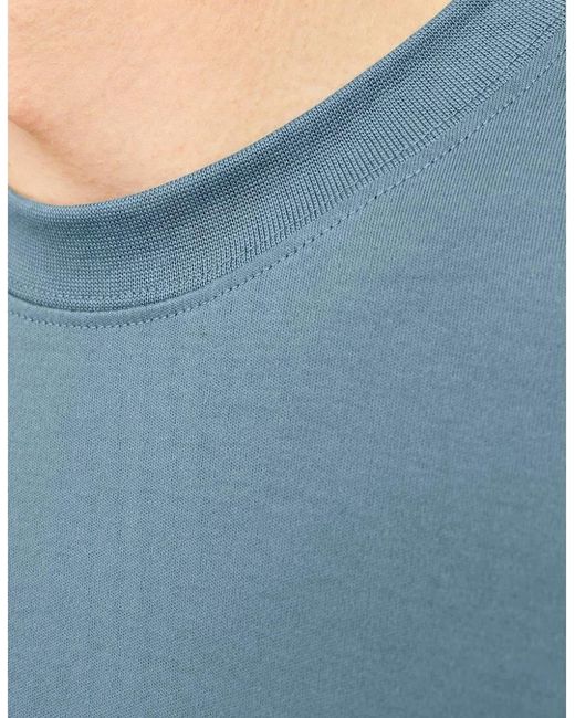 Jack & Jones Blue Urban Regular Fit Short Sleeve T-Shirt for men