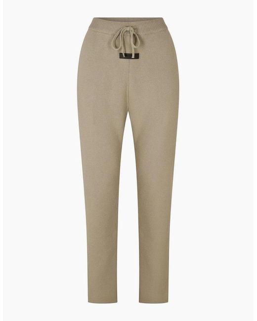 Fear Of God Natural Lounge Pants Open Hem Fleece Jogging Bottoms