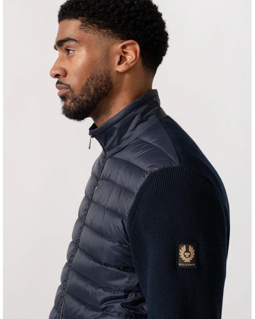 Belstaff Blue Control Hybrid Jacket for men