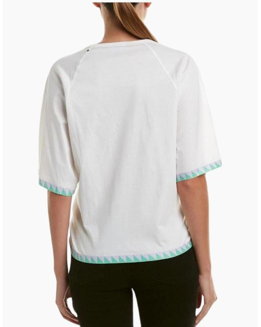 DIESEL White T Bren T Shirt Loose Fit Oversize Summer Relax Fit Top Xxs-M