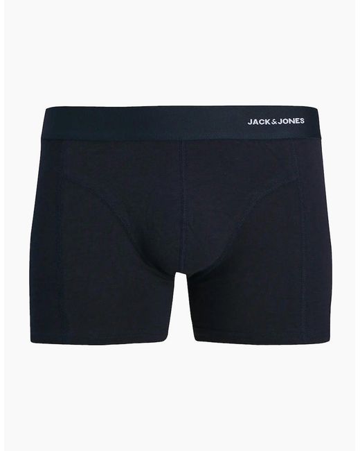 Jack & Jones Blue Jac Gabriel Bamboo Trunks 3 Pk Smokey//Seagrass