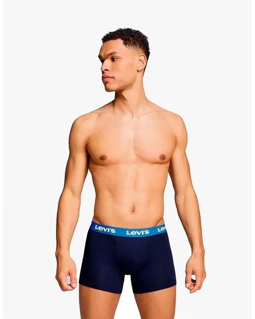 Levi's Blue Levi's Repeat Logo 2 Pack Trunks Combo for men