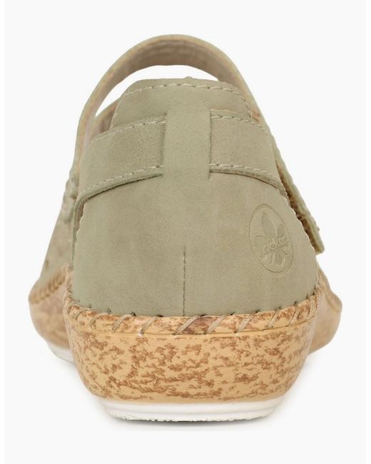 Rieker Natural Delia Mary Jane Shoes