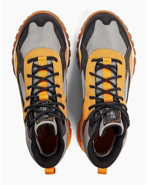 Timberland Brown Lincoln Peak Mid Waterproof Hiking Boots for men