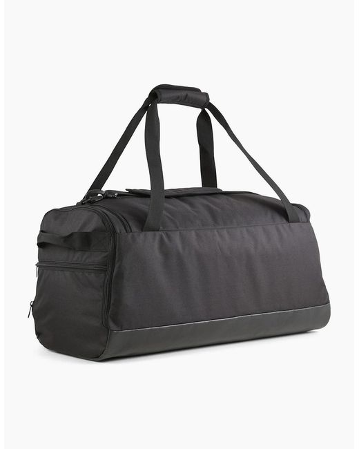 PUMA Black Challenger Medium Duffle Bag With Logo for men