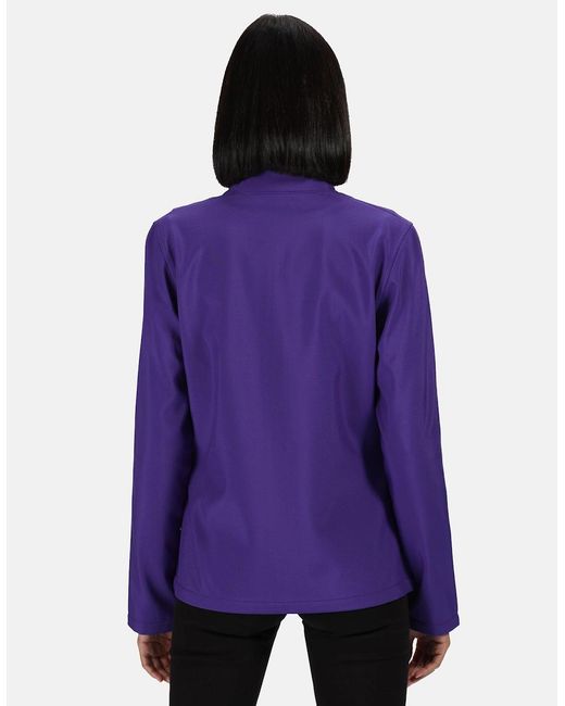 Regatta Purple Professional /Ladies Printable Soft Shell Jacket