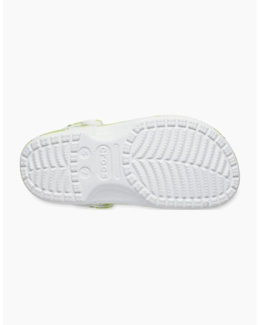 CROCSTM Green Classic Graphic Eva Lime Standard Clogs