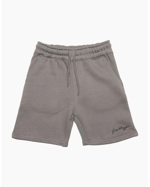 Hype Gray Oversized Sweat Shorts