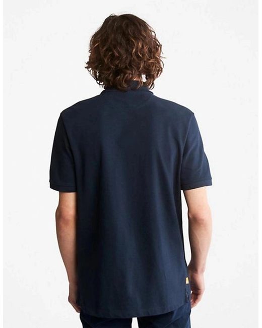 Timberland Blue Millers River Polo Shirt for men