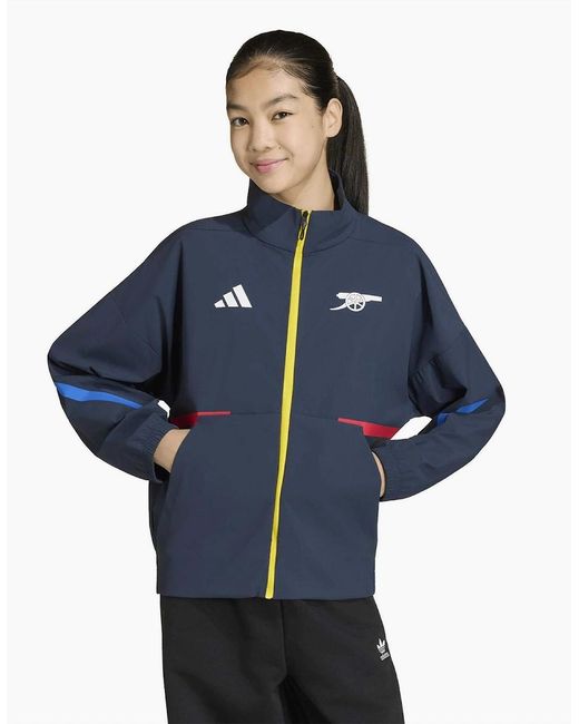 Adidas Blue Afc Anth Jkt Jn99