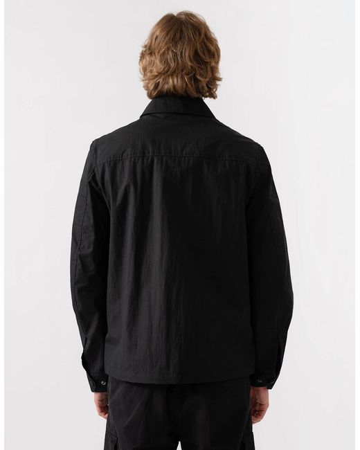 Belstaff Black Cargo Overshirt for men