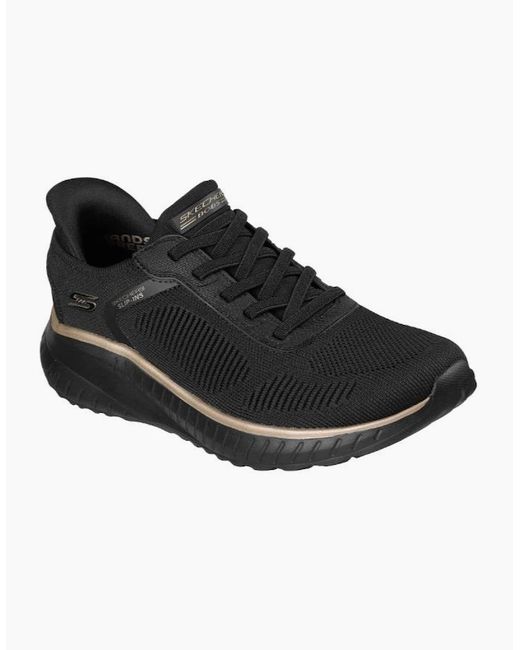 Skechers Black Slip-Ins: Bobs Sport Squad Chaos 117497/Rose
