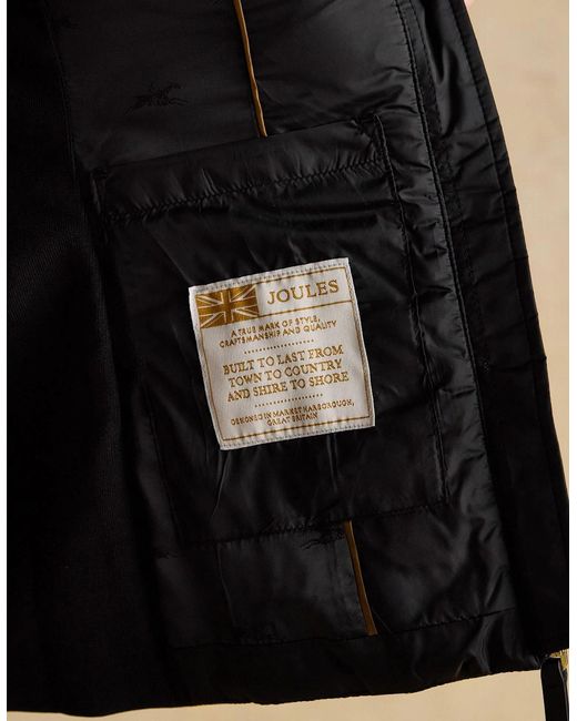 Joules Black Braemar Luxe Gilet Gilets