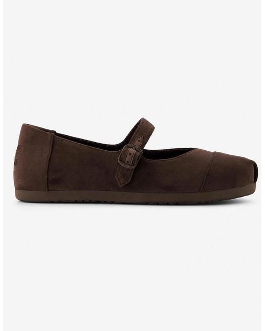 TOMS Brown Alpargata Mary Jane Mary Jane Dark